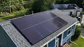 SEU solar panels in the Bryant neighborhood